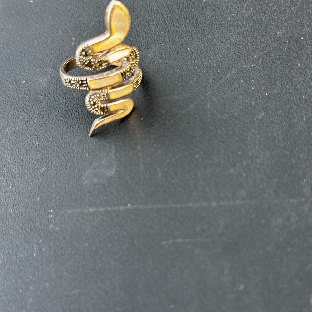 Silver 525 Snake Ring - Picture 2 of 5